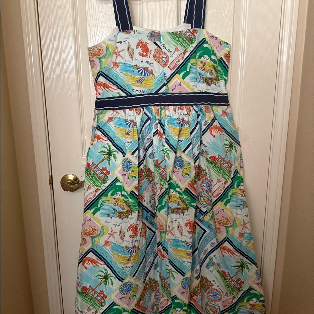Talbots Colorful Printed Sundress